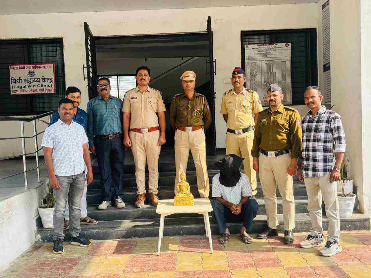 मंदिरात चोरी करणारा सराईत चोरटा जेरबंद – वर्धा गुन्हे प्रगटीकरण पथकाची यशस्वी कामगिरी